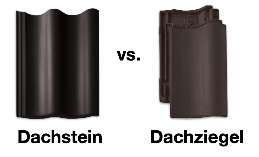 Alt-Tag: Dachsteine unterscheiden sich von Dachziegel im Material. Das hat Auswirkungen auf Ihre Eigenschaften. Mehr über die Unterschiede erfahren Sie hier
